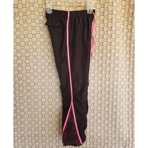 Justice Girls Everyday Jogger Fleece Lined Track Pants Black Pink size 10 NWOT - Picture 7 of 7